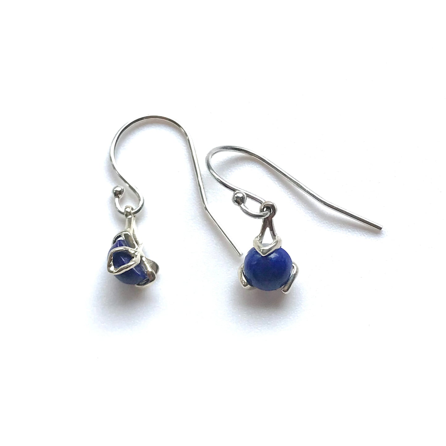 Fiore Drop Earrings - Lapis - Hannah Daye & Company