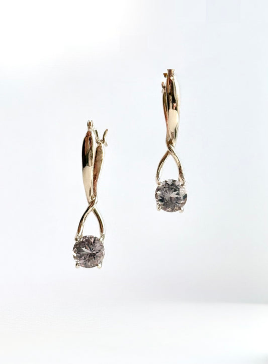 Spinel 14k gold Brillante Earrings by Hannah Daye jewels one-of-a-kind