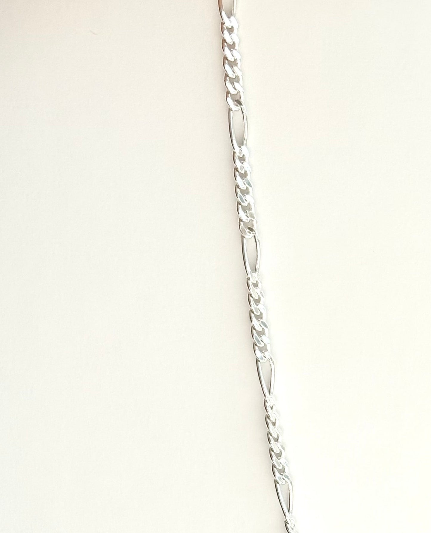 sterling silver figaro chain by Hannah Daye fine jewelry