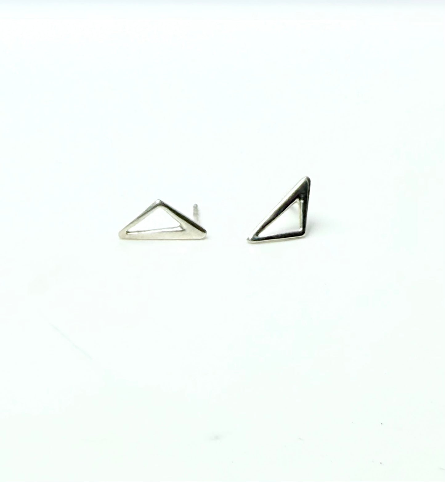 Ecken Studs Sterling Silver original design by Hannah Daye & Co