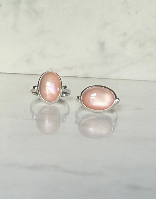 Windsor Rings together Rose Quartz