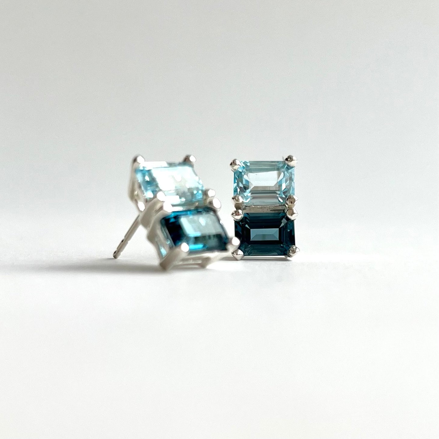 Lexington Earrings - Sky & London Blue Topaz - Hannah Daye & Company