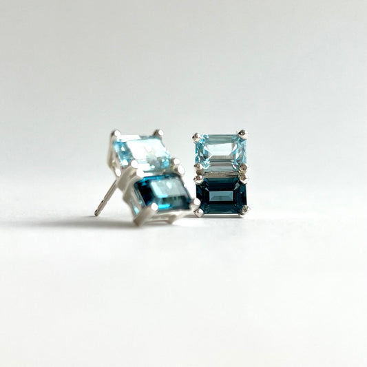 Lexington Earrings - Sky & London Blue Topaz - Hannah Daye & Company