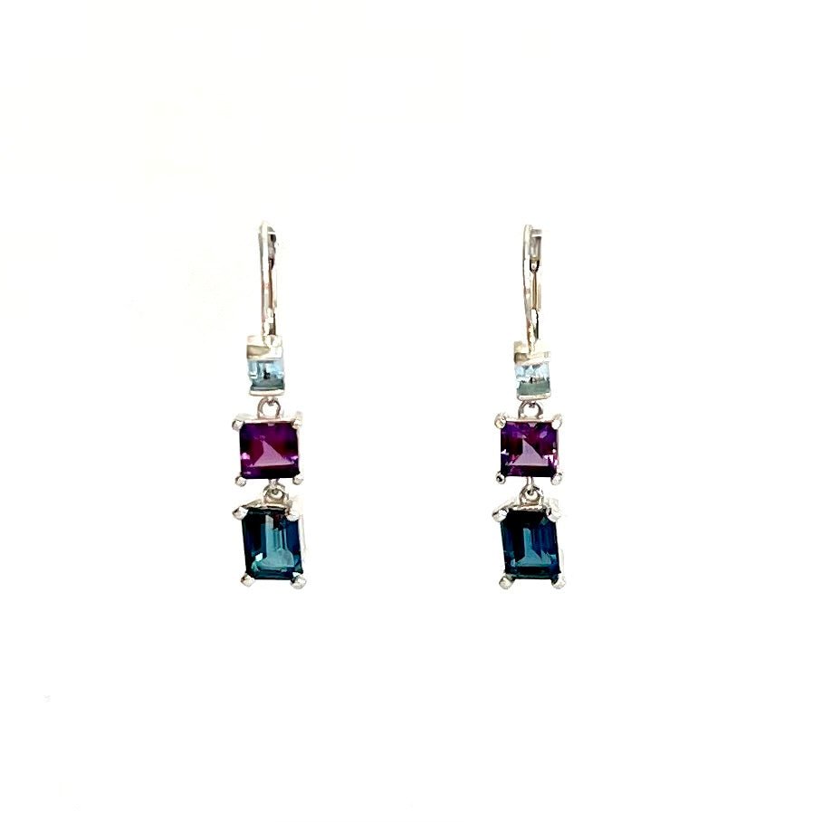 Lexi Double Drops - Various Gemstones - Hannah Daye & Company