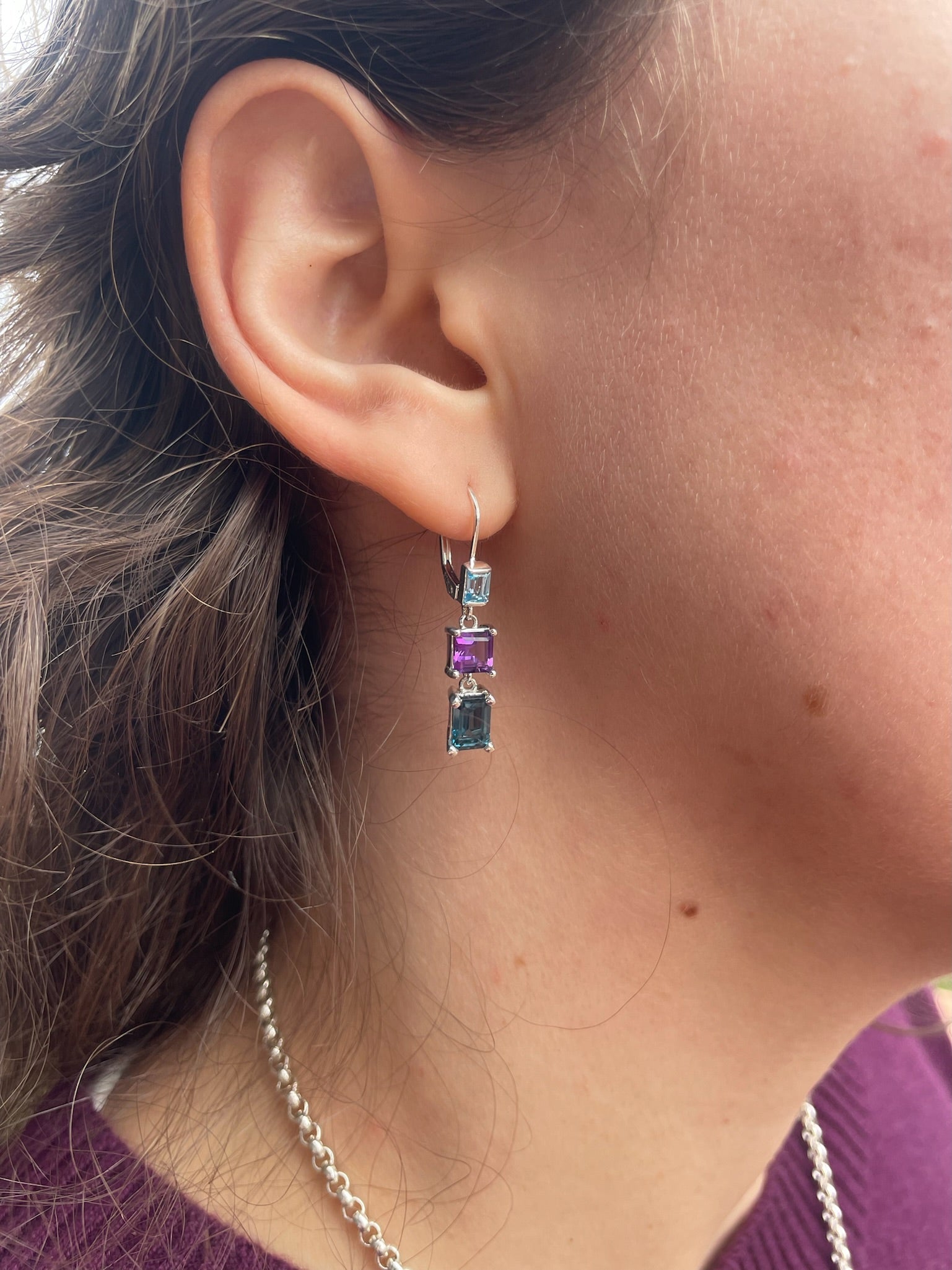 Lexi Double Drops - Various Gemstones - Hannah Daye & Company