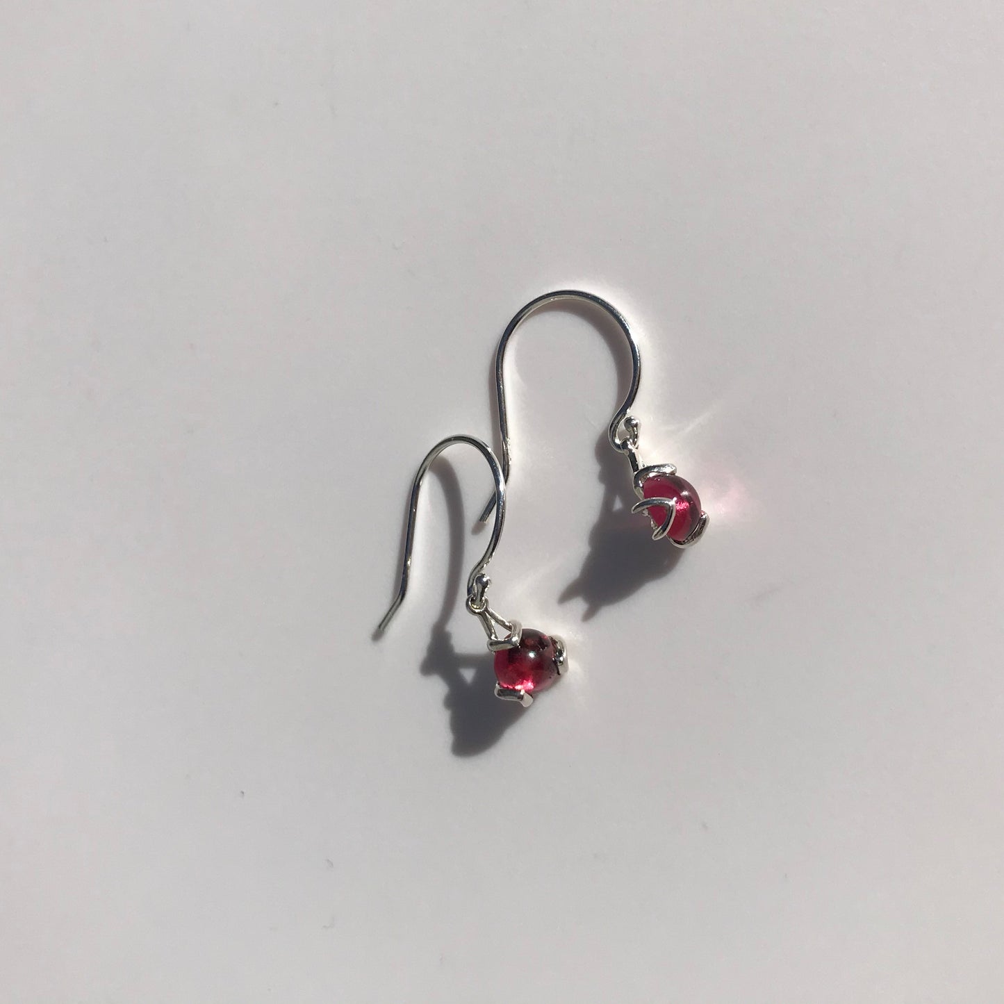 Hannah Daye Fiore Drops Sterling Silver Garnet Rhodolite