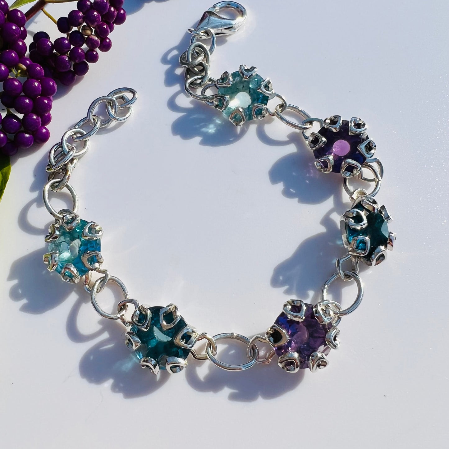 Poppy Bracelet in Royal Hues by Hannah Daye & Co