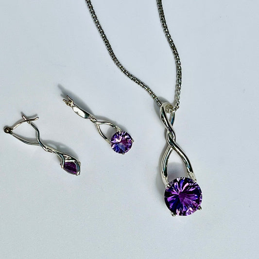 Brillante Pendant - Brazilian Amethyst
