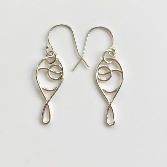 Deuce Ace Tennis Earrings Sterling Silver Hannah Daye & Co