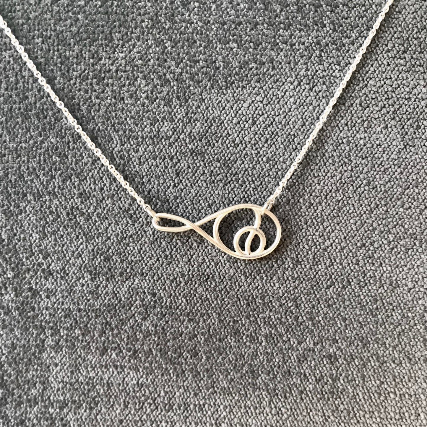 Deuce Tennis Necklace sterling silver Hannah Daye & Co