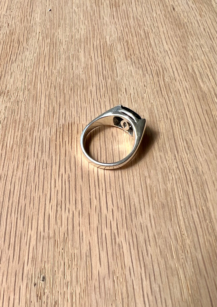Inside view of Milan Piccolo Ring by Hannah Daye & Co