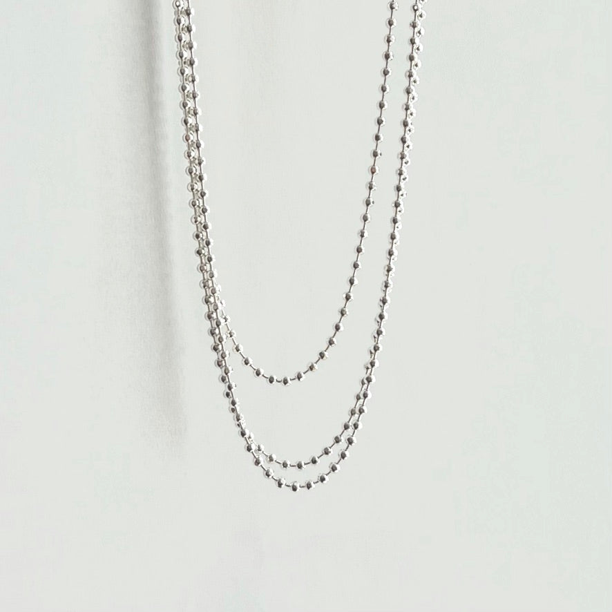 Sterling Silver Bead Chain by Hannah Daye jewelry