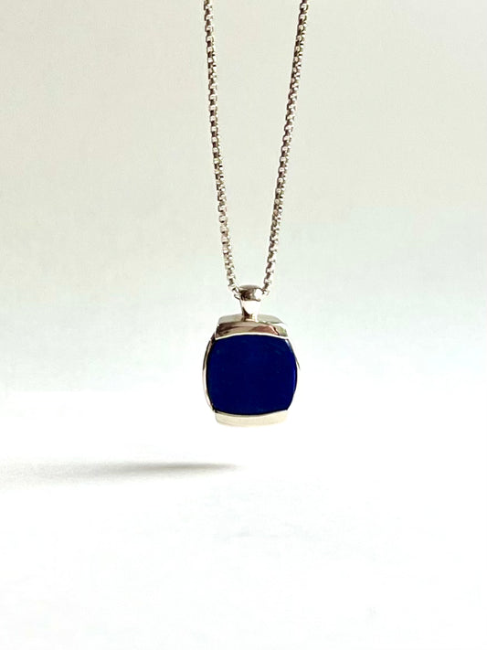 Lapis Milan Pendant by Hannah Daye & Co original design hand crafted