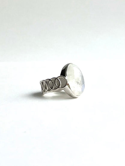 side view Oslo Ring by Hannah Daye & Co