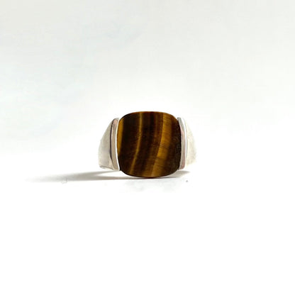 Milan Ring Tiger Eye by Hannah Daye & Co