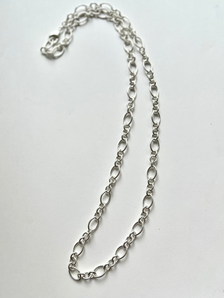 Cascade Necklace Sterling Silver 28" by Hannah Daye & Co