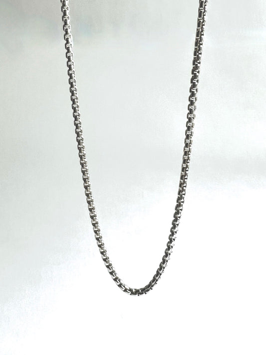 Venetian Medio Chain various lengths sterling silver by Hannah Daye & Co