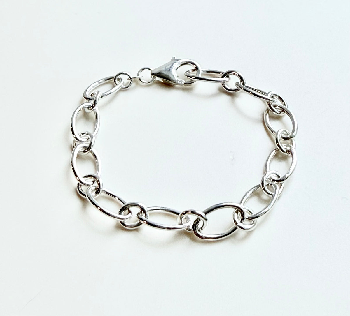 sterlign silver link brancelet