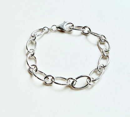 sterlign silver link brancelet