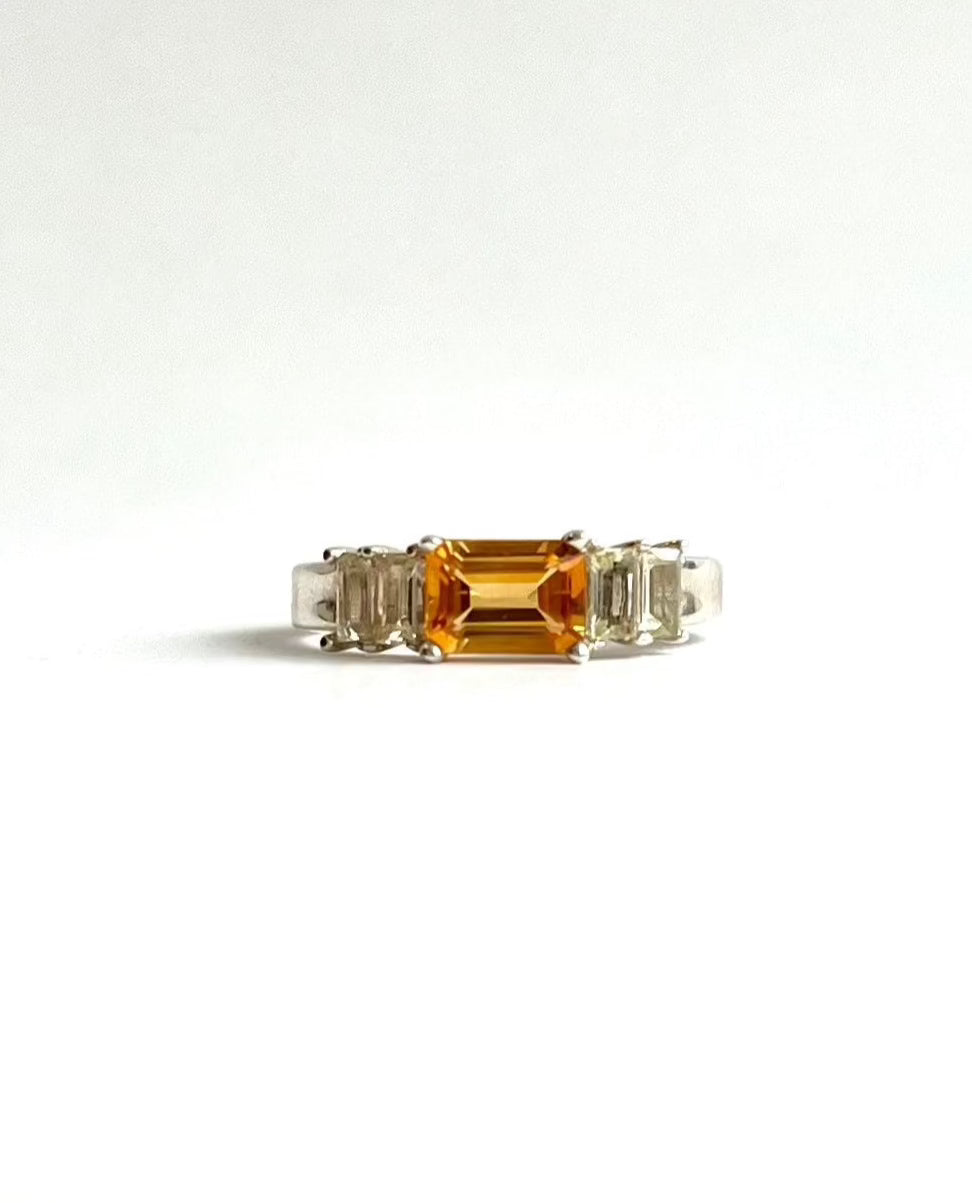 Citrine Lexi Band Ring by Hannah Daye jewels