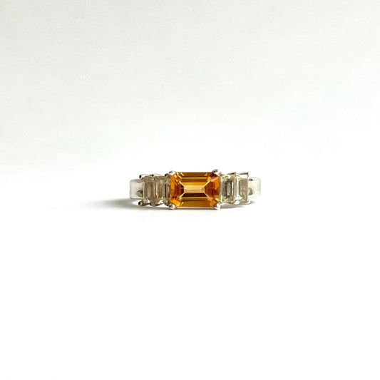 Citrine Lexi Band Ring by Hannah Daye jewels
