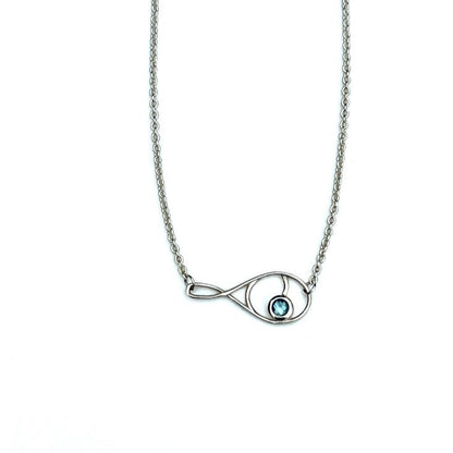 Handcrafted sterling silver necklace - Deuce Collection - Hannah Daye & Company