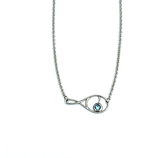 Handcrafted sterling silver necklace - Deuce Collection - Hannah Daye & Company