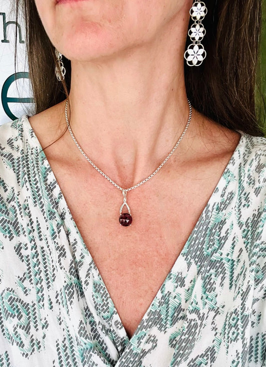 Brillante Pendant - Mozambique Garnet