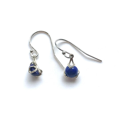 Fiore Drop Earrings - Lapis - Hannah Daye & Company