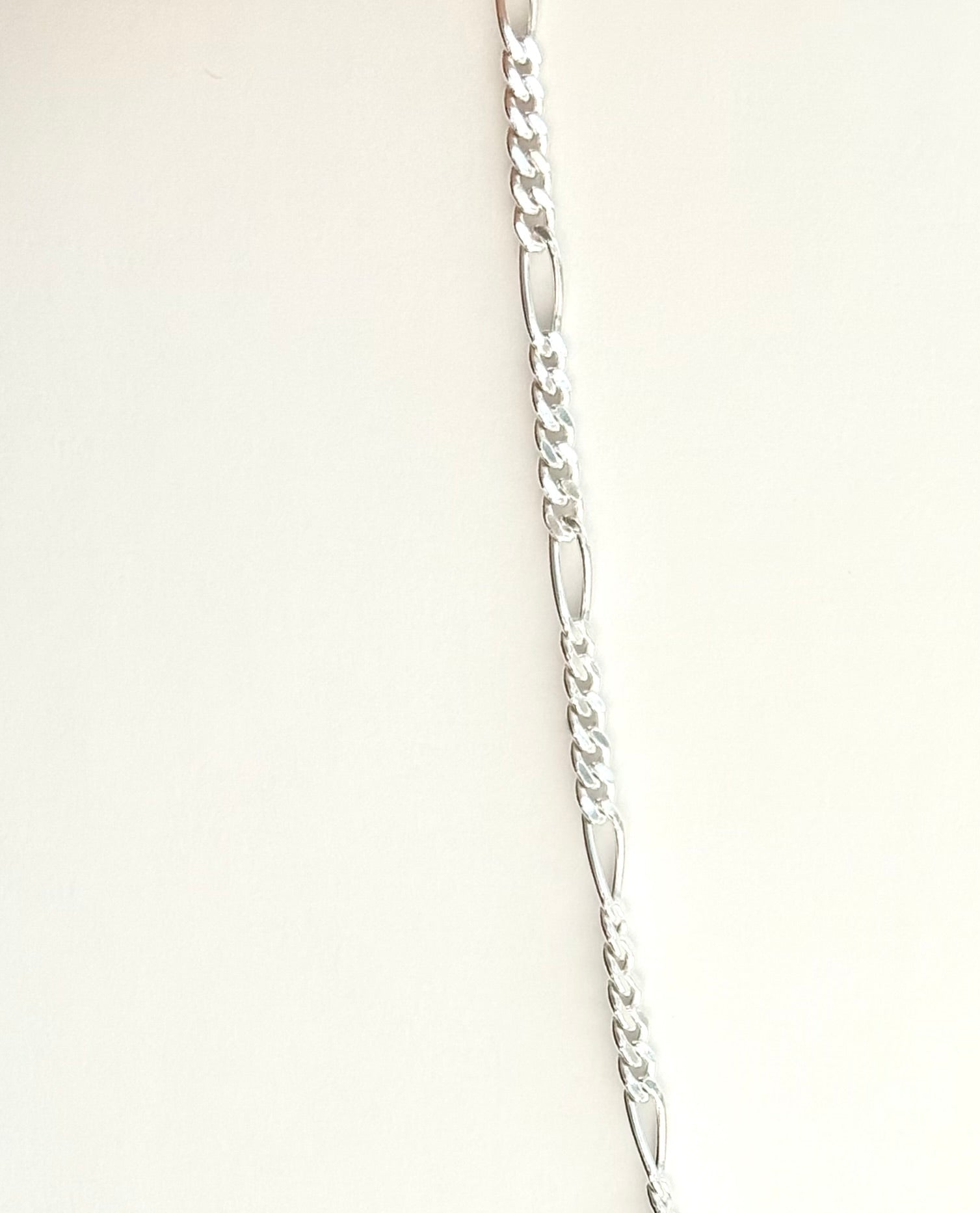 sterling silver figaro chain by Hannah Daye fine jewelry