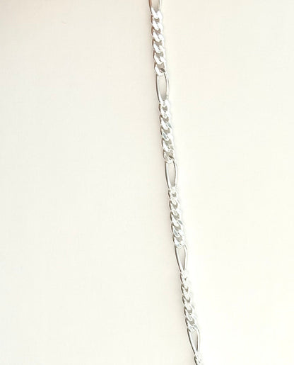sterling silver figaro chain by Hannah Daye fine jewelry