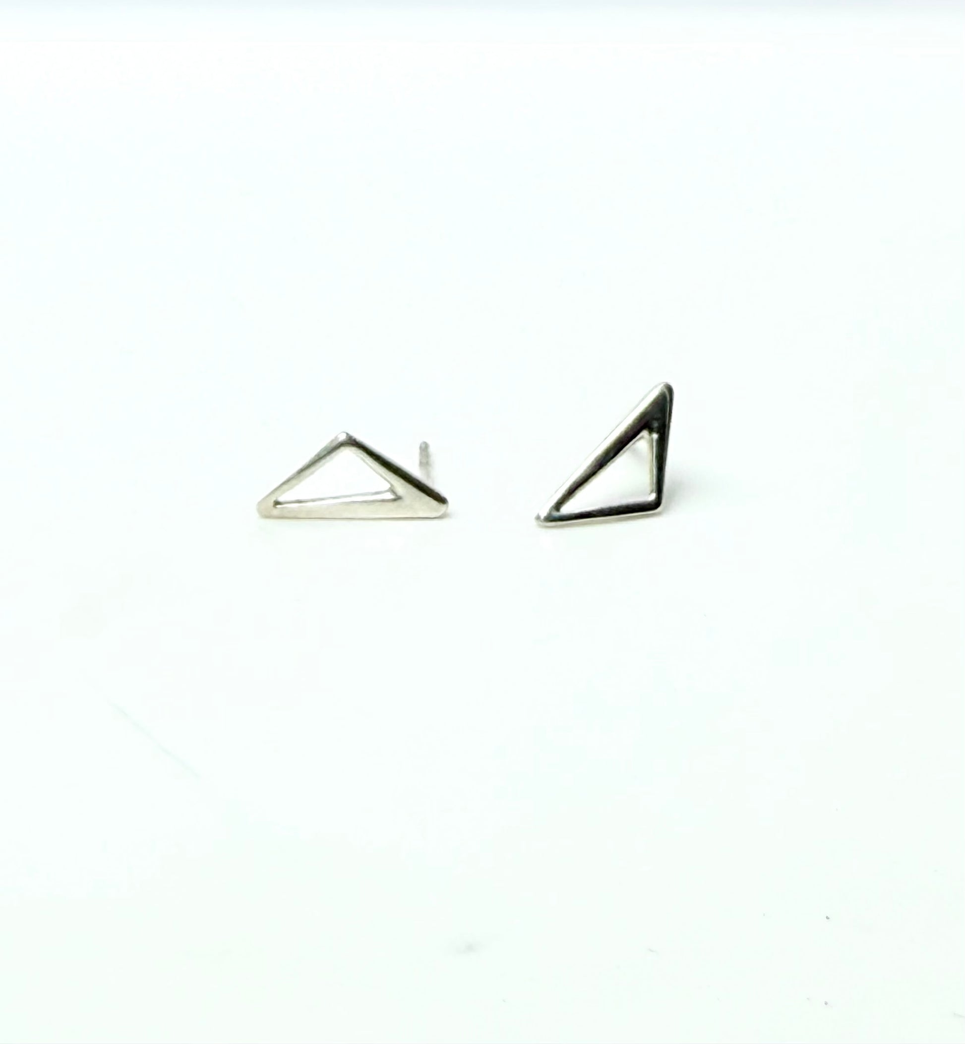 Ecken Studs Sterling Silver original design by Hannah Daye & Co