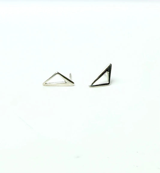 Ecken Studs Sterling Silver original design by Hannah Daye & Co