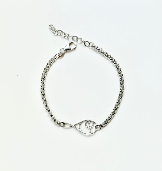 Deuce Tennis Bracelet sterling silver Hannah Daye original design