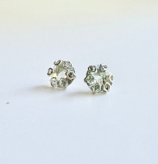 Poppy Earrings in Sterling Silver by Hannah Daye & Cp