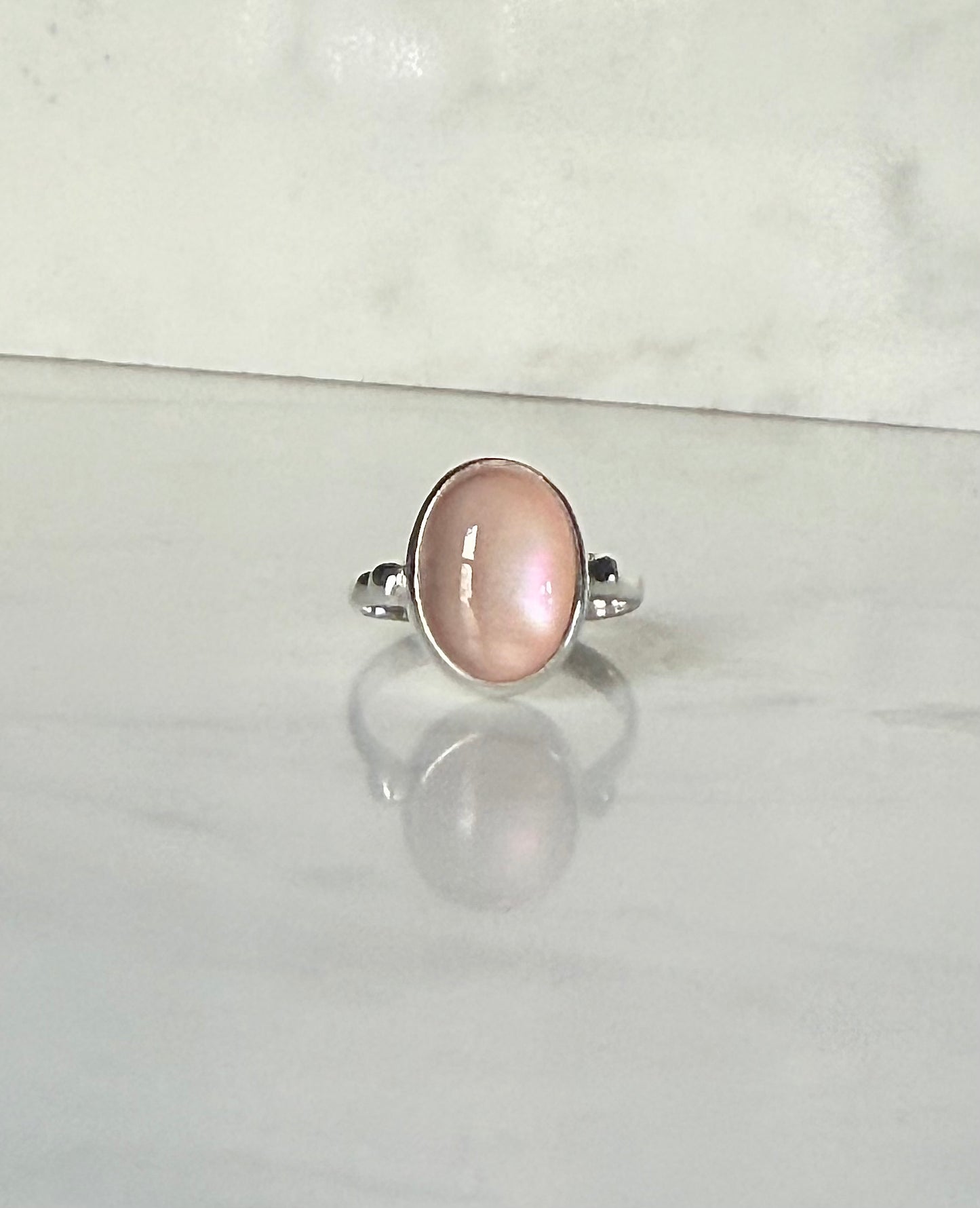 Windsor north south Rose Quartz Ring