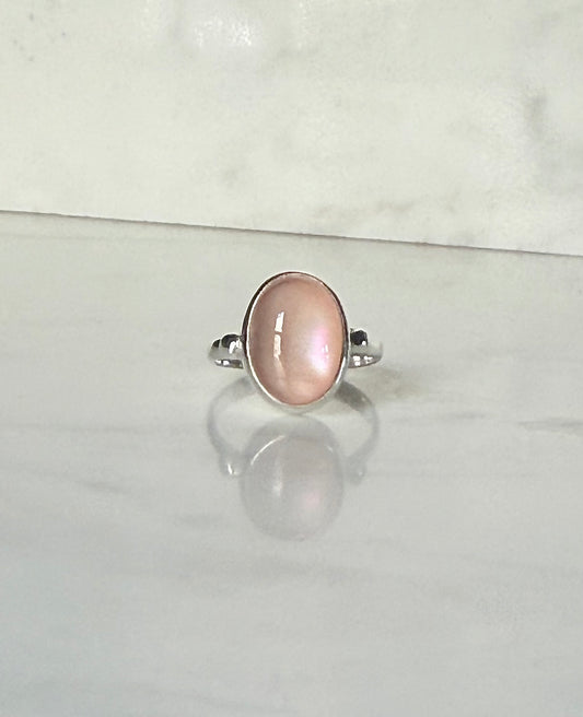 Windsor north south Rose Quartz Ring