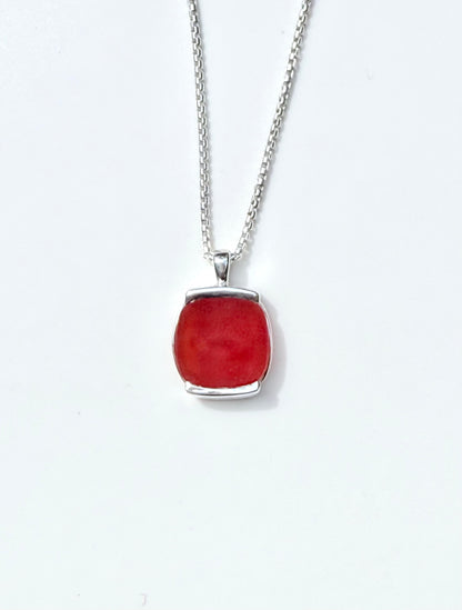 Milan Pendant - Carnelian - sterling silver - Hannah Daye & Co