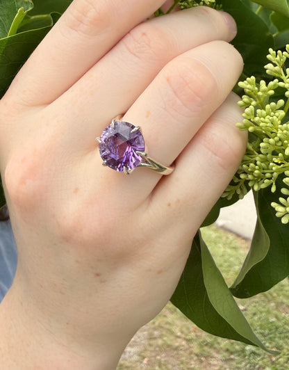 Brillante Cocktail Ring - Amethyst