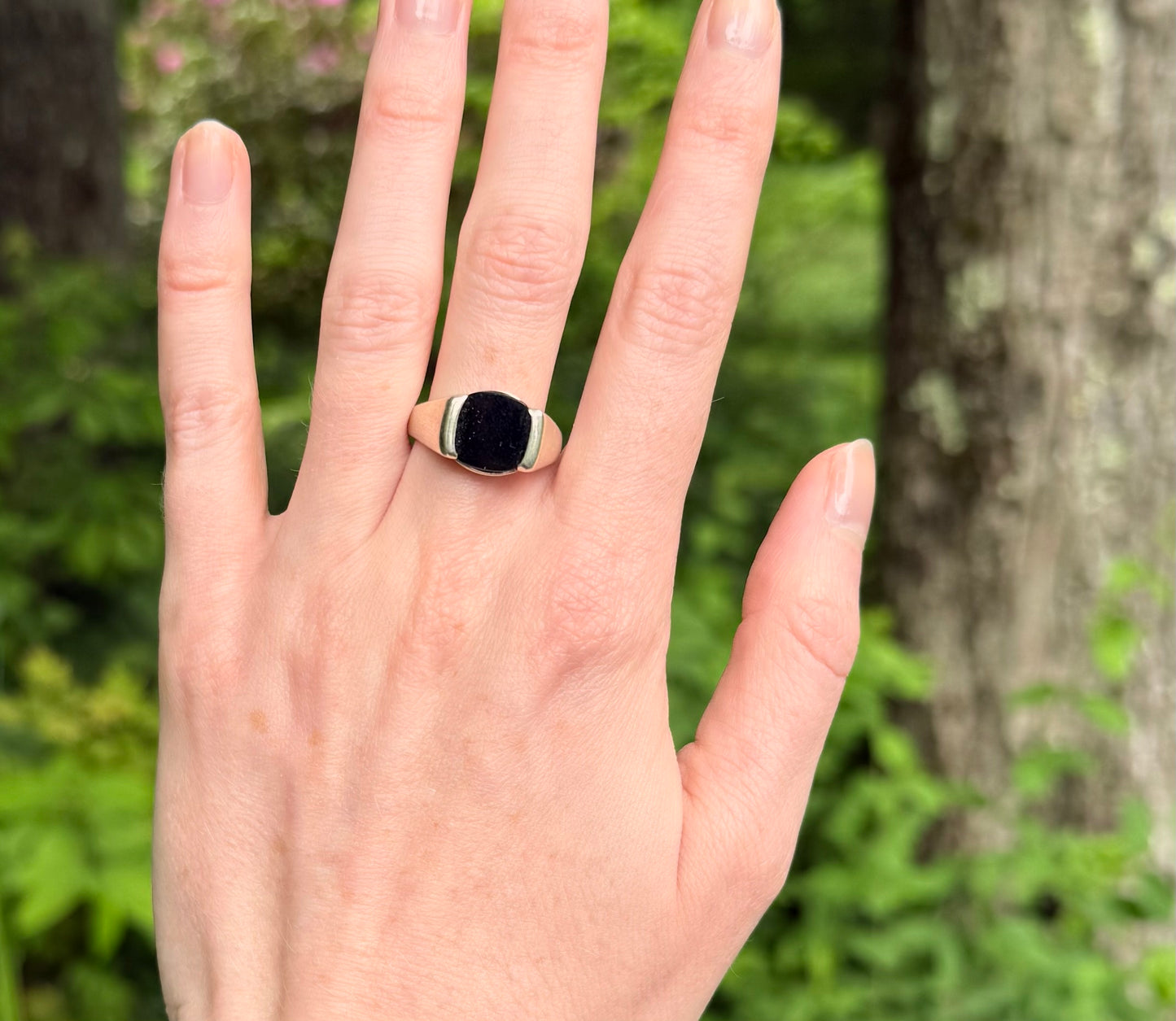 Milan Piccolo Ring - Black Onyx