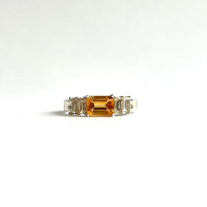 Lexi Band Ring - Citrine - Hannah Daye & Company