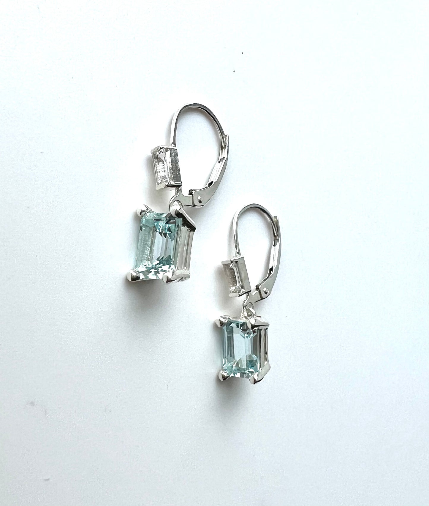 Lexi Drop Earrings - Aquamarine - Hannah Daye & Company