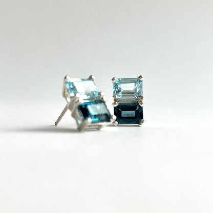 Lexington Earrings - Sky & London Blue Topaz - Hannah Daye & Company