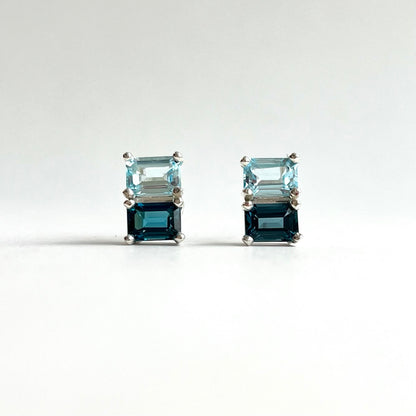 Lexington Earrings - Sky & London Blue Topaz - Hannah Daye & Company