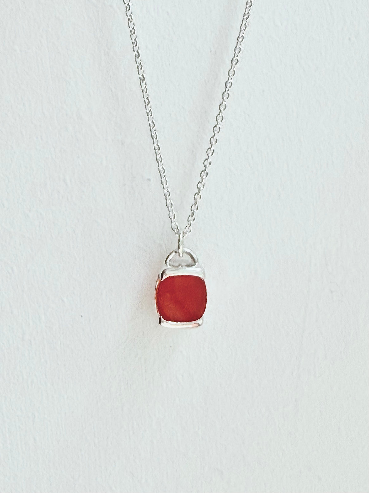 Red gemstone pendant