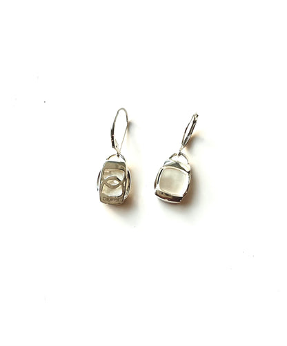 Milan Drop Earrings - Mother of Pearl - Hannah Daye & Company