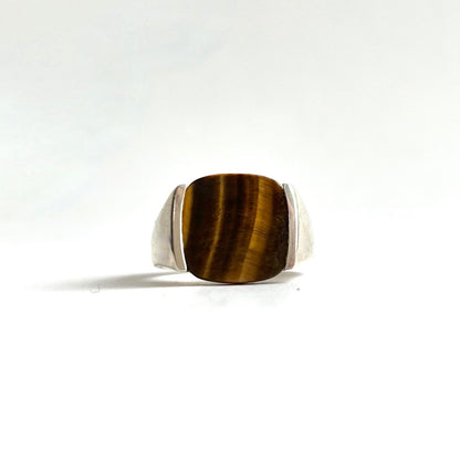 Milan Ring - Tiger Eye - Hannah Daye & Company