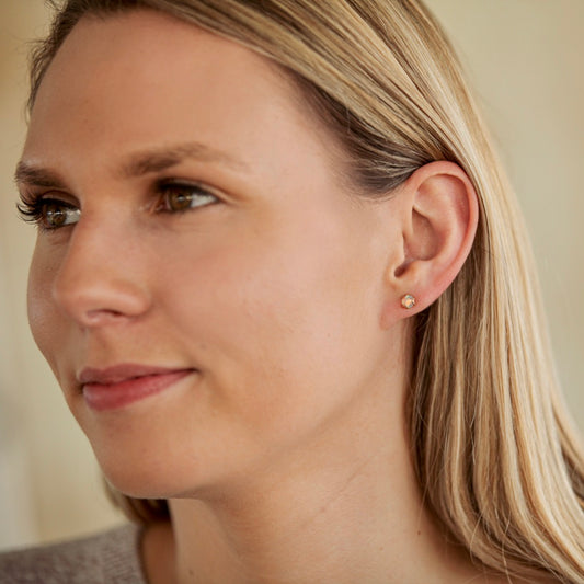 14k gold earrings - Fiore - Hannah Daye & Company