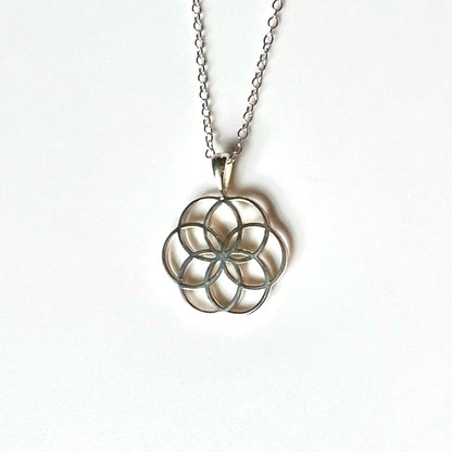 Handcrafted sterling silver pendant - Fiore Collection - Hannah Daye & Company
