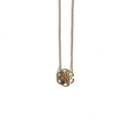 Handcrafted 14k gold necklace - Rosette Collection - Hannah Daye & Company
